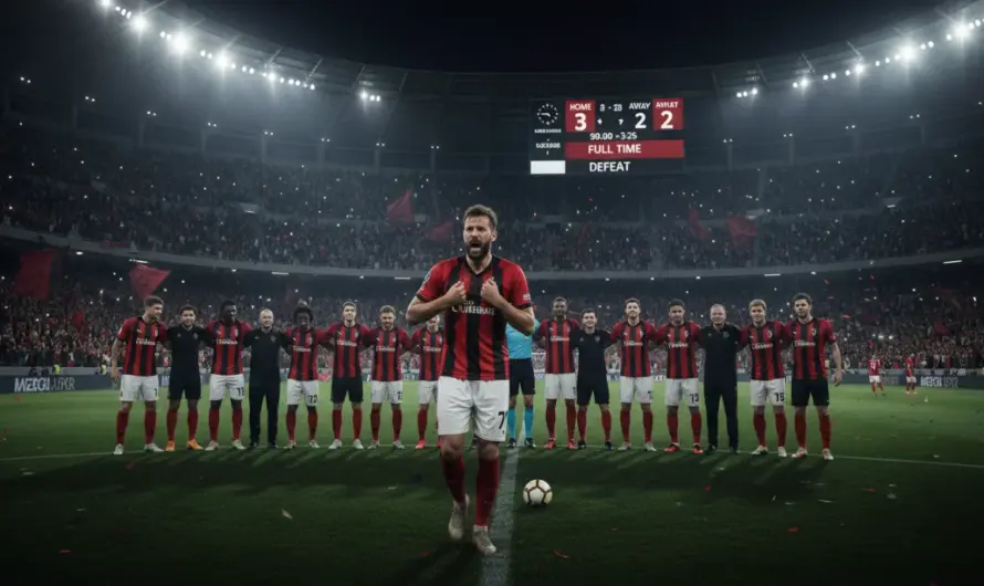 Milan’ın Çöküşü: ŞL Bileti Uzaklaşıyor